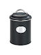 Wenko Nero Vase General Use with Lid Metallic Black 1000ml