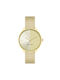 Nine West Watch with Gold Metal Bracelet