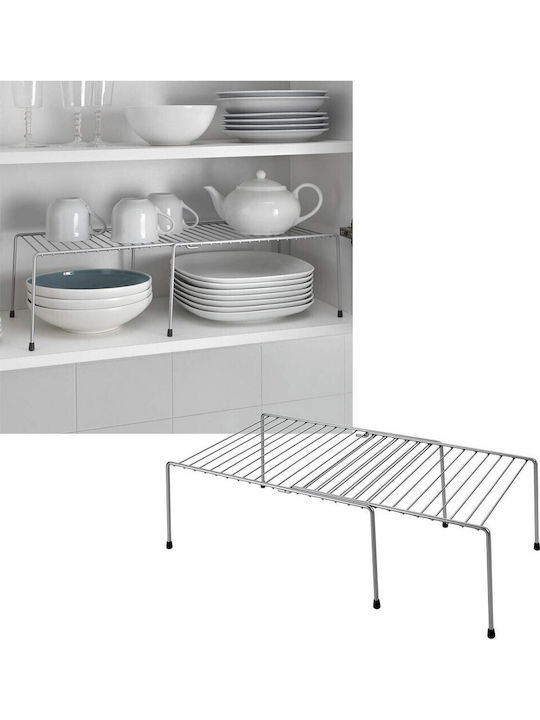 Metaltex Настолна Стойка Adapto Inox 57x24x15см Сребрист