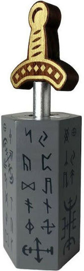 Project Genius Brainteaser - True Genius Sword in Stone Γρίφος από Ξύλο για 14+ Ετών TG416