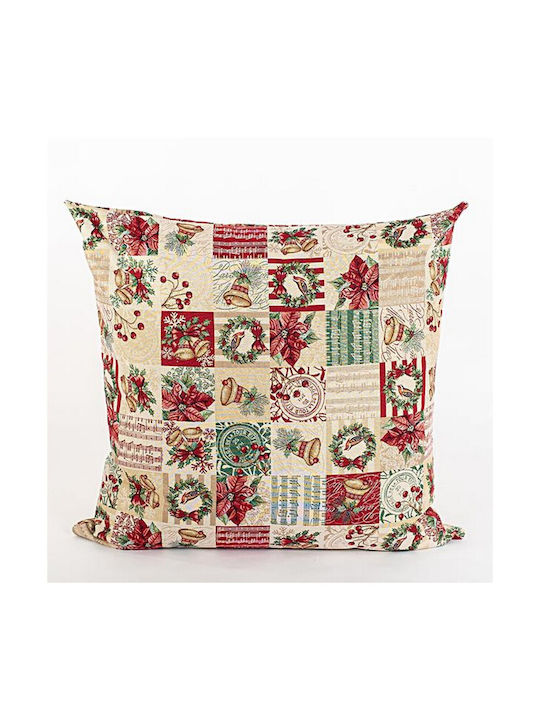 Eurolamp Christmas Decorative Pillow Square Multicolour 75x75cm