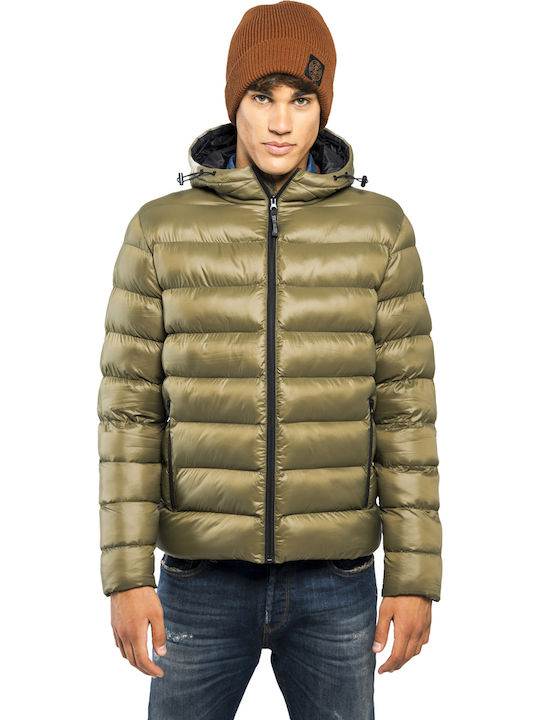 Staff Tyler Winter Jacke Puffer Khaki