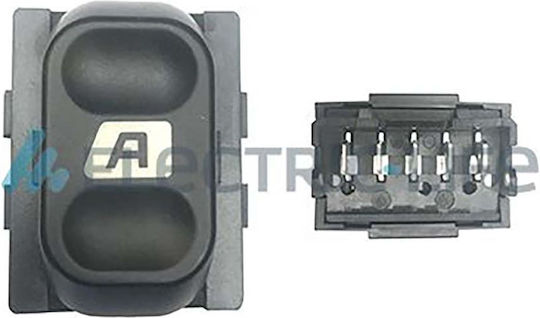 Electric Life ElectricLife Replacement Button Car Window Switch for Citroen Xsara Peugeot Partner 5pin Black