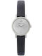 Pierre Cardin Γυναικείο Ρολόι 27mm Μπαταρίας με Μαύρο Δερμάτινο Λουράκι