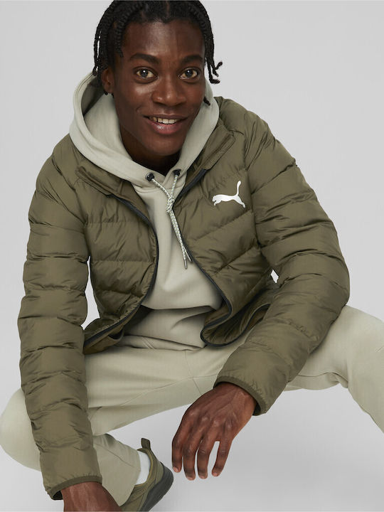 PUMA Eco Warmcell Winter Jacket Puffer Deep Olive