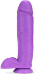 Blush Neo Dildo mit Saugnapf Neon Purple 25cm Τ-331755