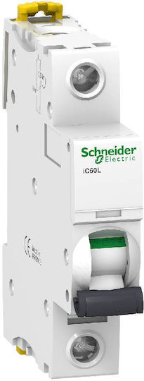Schneider Electric Автоматичен Прекъсвач 6Спецификация Еднополюсен AC A9F95106