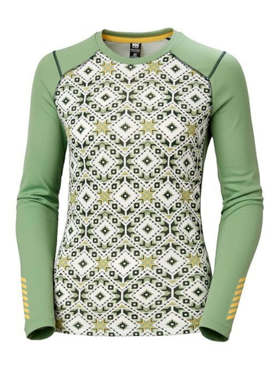 Helly Hansen Lifa Active Graphic Γυναικεία Ισοθερμική Μακρυμάνικη Μπλούζα Πολύχρωμη