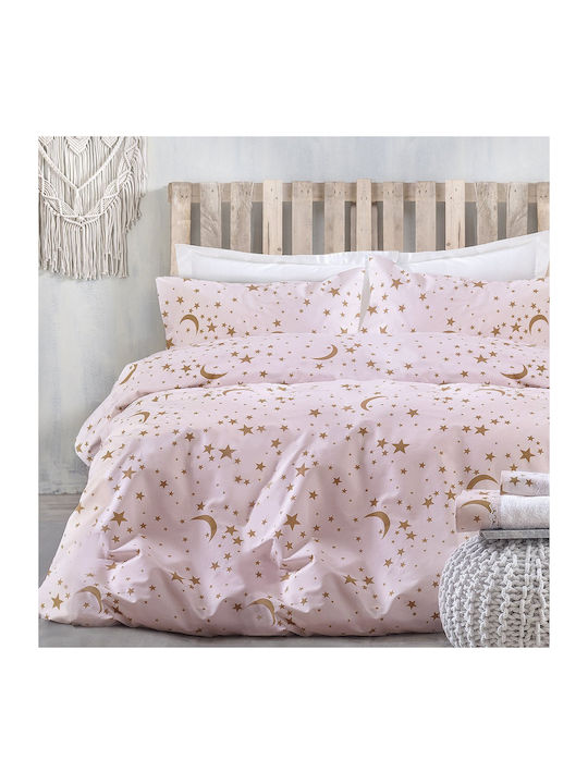Rythmos Sheet Set Single Cotton Moonlight Diva Pink 160x260cm 3pcs