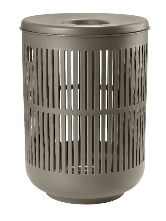 Zone Denmark Ume -zd Plastic Laundry Basket with Lid Gray