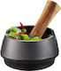 Gefu X-Plosion Cast Iron Mortar Black 12.5x12.5cm