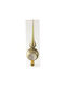 Vintage Tränen-Top Glas Goldene 8x29cm