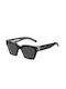 Dolce & Gabbana Sunglasses with Black Plastic Frame and Black Lens DG4413 675/R5