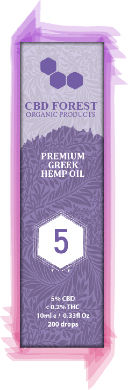 CBD Forest Έλαιο Κάνναβης με 5% CBD 10ml