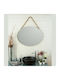 Oval Rope Badezimmerspiegel 85x65cm Beiges