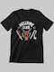 Παιδικό T-shirt Μαύρο Stranger Things Hellfire Club