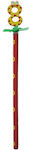 Pencil Total gift numbers red with yellow flowers with the number 8 CM0631