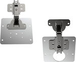 1979 Metallic Cabinet Hinge Accessory 4pcs