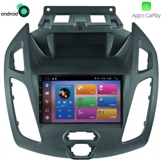 LM Digital Auto-Audiosystem für Ford Transit Connect / Transit / Transit Custom / Tourneo Custom / Tourneo / Tourneo Connect 2014+ (Bluetooth/USB/WiFi/GPS/Apple-Carplay/Android-Auto) mit Touchscreen 6.8"
