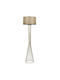 Pakketo PWL-1062 Floor Lamp H155xW38cm. with Socket for Bulb E27 Gold