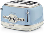 Ariete Vintage 0156/05 Toaster 4 Schlitze 1600W Blau