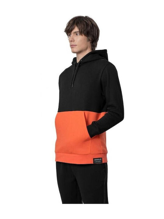 4F Sweatshirt with Hood Black