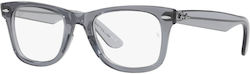 Ray Ban Wayfarer Ease Plastic Rame Ochelari Gri RB4340V 8225 Ray Ban Wayfarer Ease Plastic Rame Ochelari Gri RB4340V 8225