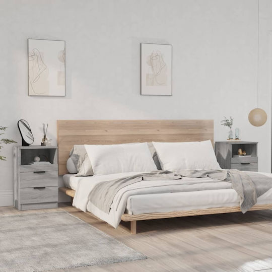 Комоди Дървени Grey Sonoma 2бр 40x36x65см