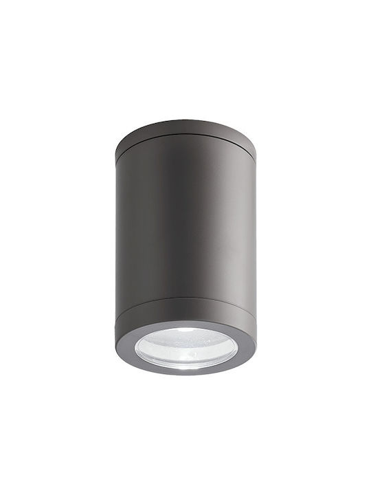 Elmark Spot De Tavan Pentru Exterior Cu Bază De Bec E27 În Culoare Gri 96DL305/GR