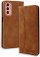 Bodycell Wallet Δερματίνης Καφέ (Galaxy M13)