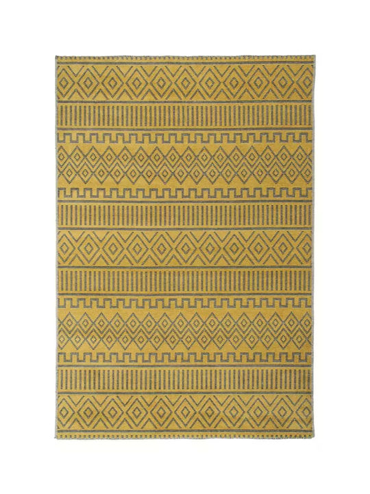 Koulis Carpets Kilim NV16 Anti-slip Rug Rectangular Yellow