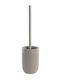 DKD Home Decor Ceramic Toilet Brush Gray