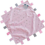 Soft Touch Baby Blanket Πανάκι Παρηγοριάς - Pink Hearts made of Fabric