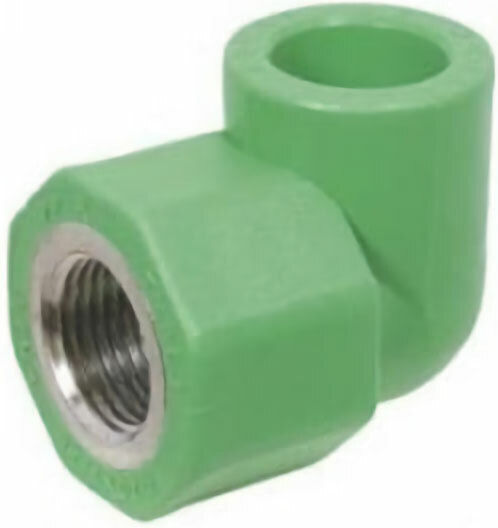 Interplast Pipe Elbow Fitting Polypropylene 1/2" Female Ø20mm 007-003-440