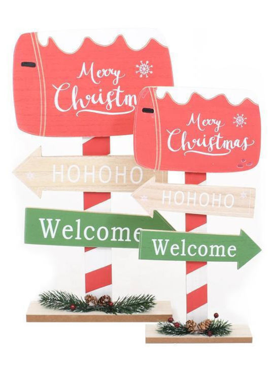 Fylliana De Crăciun Figurină Inscripție Înălțime 36cm. Merry Christmas Welcome