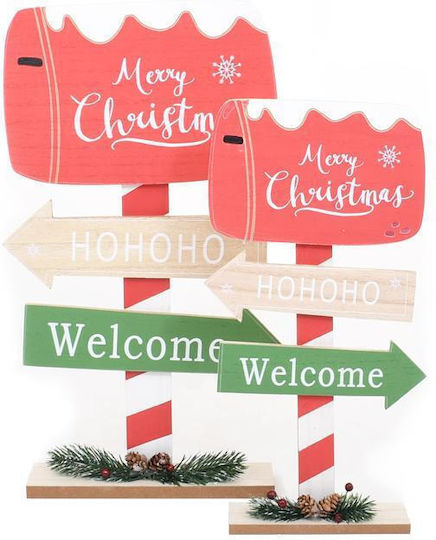 Fylliana Коледна Фигура Надпис Височина 36см. Merry Christmas Welcome