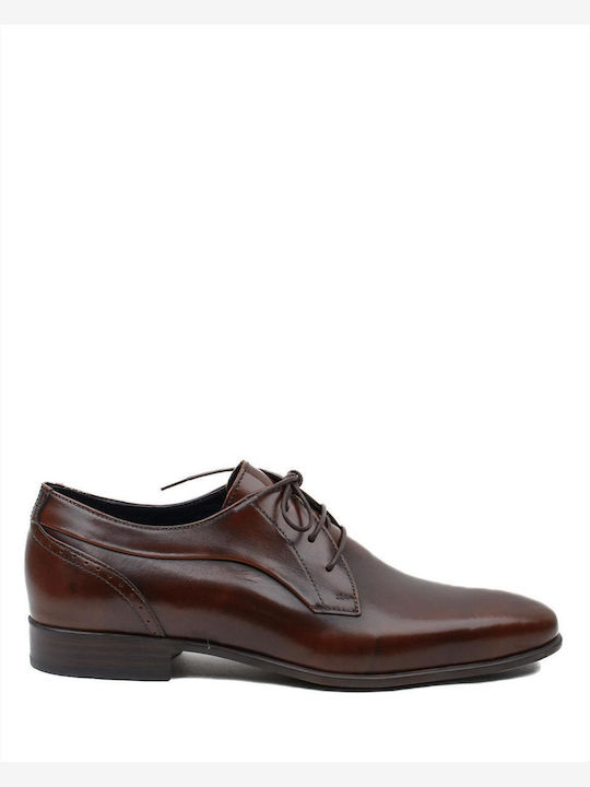 Damiani Men's Leather Dress Shoes Brown