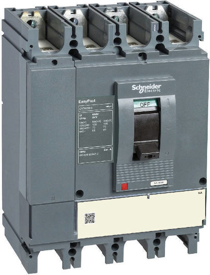 Schneider Electric EasyPact CVS Αυτόματος Διακόπτης Ισχύος Βιομηχανικού Τύπου LV540401
