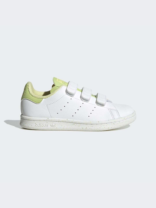 Adidas Παπούτσια pentru copii Tiana Stan Smith cu Velcro Cloud White / Pantone