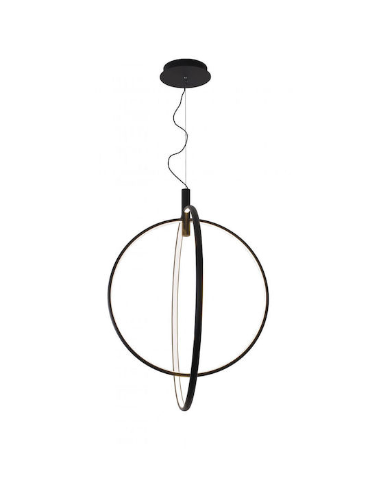 Viokef Step Pendant Lamp with Built-in LED Black