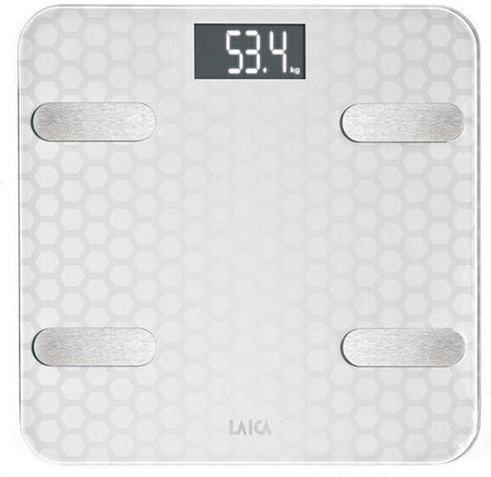 Laica PS 7011 Smart Ζυγαριά 180kg με Bluetooth Λευκή