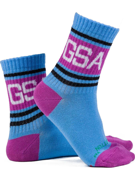 GSA Kindersocken Kniehohe Hellblaue