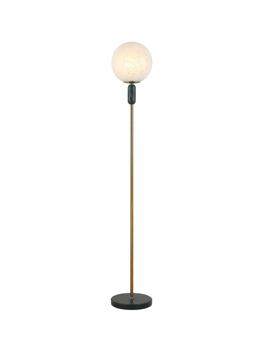 Viokef Polly Stehlampe H161xB25cm. mit Fassung für Lampe E27 Gold