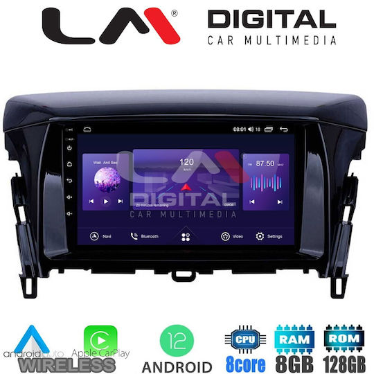 LM Digital Sistem Audio Auto pentru Mitsubishi Eclipse Cross / Eclipsă 2018 (Bluetooth/USB/AUX/WiFi/GPS/Apple-Carplay/Android-Auto) cu Ecran Tactil 9"
