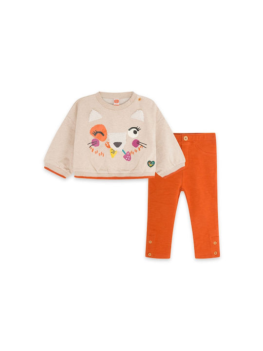 Tuc Tuc Kids Set with Pants Winter 2pcs Beige