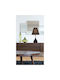 Viokef Matina Metal Table Lamp for Socket E27 with Black Shade and Base
