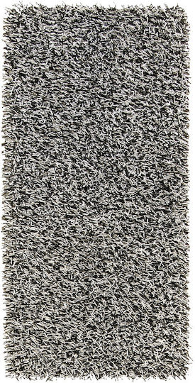 Koulis Carpets Zenia Lucrat manual Antiderapant Covor Rectangular Shaggy Gri / Negru