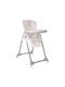 Lorelli Felicita Foldable Highchair with Metal Frame & Plastic Seat Beige