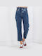 The Break Hoch tailliert Damenjeans in Paperbag-Passform
