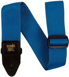 Ernie Ball Polypro Strap for Guitar Blue